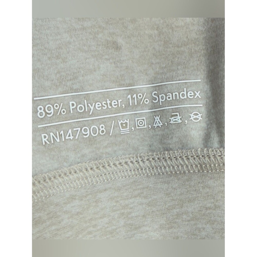Outdoor Voices CloudKnit Shrunken Crew Oatmeal Long Sleeve Pullover Shirt. Small - Picture 6 of 7